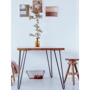 222 Concept Masif Ağaç Meşe Renk 80x60x3 cm Yemek Masası CPT7010-60