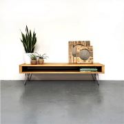 222 Concept Masif Ağaç Tik Renk 150x40 cm TV Sehpası CPT8002-150