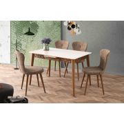 Tekzen Home Yemek Masası Seti Venüs - Loren Sandalye Nubuk Vizon