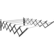 Temser 100 cm / 7 Çubuklu - Maxas Akordiyon Çamaşırlık (Beyaz) cm