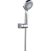 ATCO Vera Duş Seti Mafsallı Hortumlu El Duşu Banyo Duş Başlığı 3 Fonksiyonlu Krom ATC1058