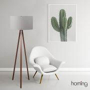 Homing Takoz Göbekli Ahşap Üç Ayaklı Lambader AYD-2258