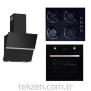 Termikel Siyah İnci Set (6610 Fırın-17152 Ocak-Argemon Davlumbaz)