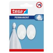 Tesa Permanent Oval Beyaz Küçük Askı