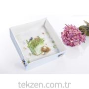 The Mia Kuş Desenli Ekmeklik