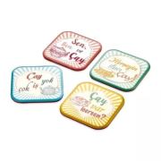 The Mia Bardak Altlığı Çay 4lü Set