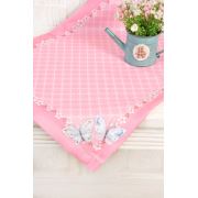 The Mia Butterfly Amerikan Servis 2Li Set - Pembe 30x40 Cm