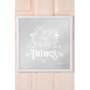 Dekoratif Ayna Things 68x68 cm - Beyaz