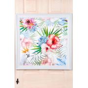 The Mia Tablo Tropik Cicek - Papagan 68x68 cm