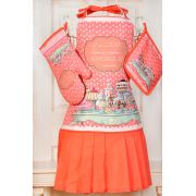The Mia Birthday 3lü Set - Önlük Eldiven Tutaç