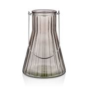 The Mia Agni Mumluk Cam 24 Cm - Gri