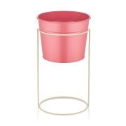 The Mia Çiçeklik Ayaklı 30 Cm - Pembe-GLV0273