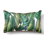 The Mia Tropik Yastık - Banana Palm Beyaz 50x30 cm