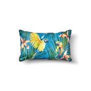 The Mia Tropik Yastık - Parrot Mavi 50x30 cm