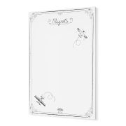 The Mia Magnet Panosu - 70 x 50 Cm Beyaz Mat
