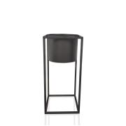 The Mia Saksı 60 Cm - Siyah GLV0390