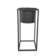 The Mia Saksı 80 Cm - Siyah GLV0392