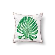 The Mia Tropik Yastık - Leaf Monstera 50 x 50 cm
