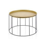 The Mia Sehpa Gold & Siyah 64 x 42 Cm GLV0426