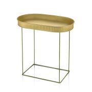 The Mia Sehpa Gold Tel Haki Yeşil Sehpa 55 x 56 x 33 Cm GLV0416