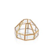 The Mia Brass Dekor & Çiçeklik 16 x 10 Cm BRS0065