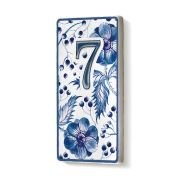 The Mia Kapı Numarası Mavi Beyaz 7