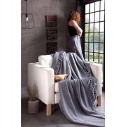 The Mia Throw Battaniye 230x200 cm - Gri