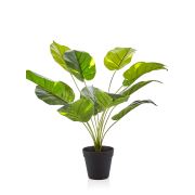 The Mia Yapay Çiçek 55 cm Saksılı Yeşil