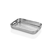 The Mia Sehpa Dekoru Nikel Tepsi Gümüş - DKR0150