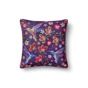 The Mia Birdy Yastık - Mor 50x50 Cm YST0123