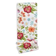 The Mia Floral Runner A - 140x40 Cm - Beyaz Çiçekli TXT0042