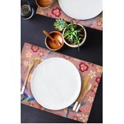The Mia Birdy Amerikan Servis 2li Set - 50x30 Cm - Pembe TXT0057