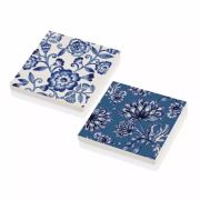 The Mia Taş Bardak Altlığı - 2li Set - Blue