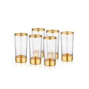 The Mia Glam Rakı Kadehi 6'lı Set - Gold