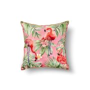 The Mia Tropik Yastık - Flamingo Pembe 50x50cm