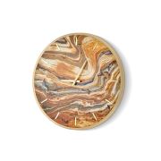 The Mia Duvar Saati Marble - Bej 60x60 cm