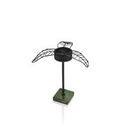 The Mia Metal Yaprak Tealight Mumluk Büyük DKR0212