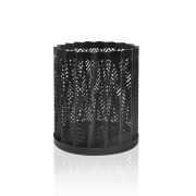 The Mia Metal Silindir Mumluk - Siyah DKR0220