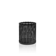 The Mia Metal Silindir Mumluk - Siyah DKR0222