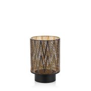 The Mia Metal Silindir Mumluk - Kahve DKR0224