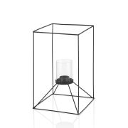 The Mia Tealight Mumluk Metal - Siyah DKR0241
