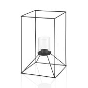 The Mia Tealight Mumluk Metal - Siyah DKR0242