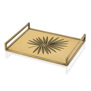 The Mia Tepsi Gold Leaf - 40 x 30 Cm