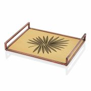 The Mia Tepsi Bakır Leaf - 40 x 30 Cm