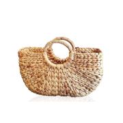 The Mia Hasır Gazetelik 28x34x13 cm - Naturel