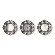 Follow Duvar Saati Aynalı 3'lü Set 25x75 cm AZ 16056