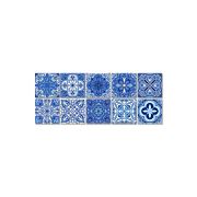 Tink Mavilim 15x15 cm Desenli Pvc Karo