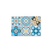 Tink Mexican Tile Turkuaz 20x20 cm Desenli Pvc Karo