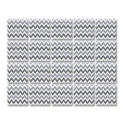 Tink Geometri 2 Metraj Desenli Pvc Karo 10x10 cm 20'li Paket