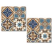 Tink Karma Moroccan Tile 1 Desenli Pvc Karo 30x30 cm 4'lü Paket